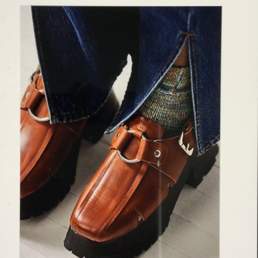FREE PEOPLE Astoria Clogs / Saddle Tan
